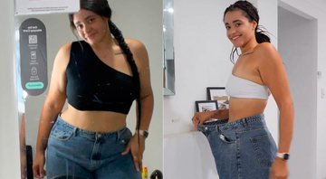 Chantelle Sisco mostrou as roupas antigas em seu corpo - Foto: Reprodução/ Instagram@channy_sisco