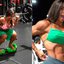 Fafá Araújo, a Mulher-Hulk, levantou peso em hoverboard e surpreendeu internautas - Foto: Reprodução/ Instagram@fafafitness11