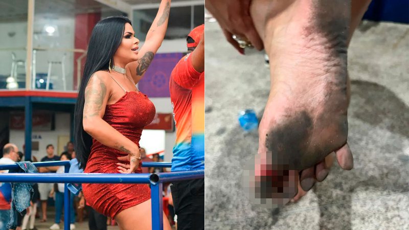 Juliana Souza saiu da quadra com os pés machucados - Foto: Divulgação/ Adriano Reis/ Palmer Assessoria de Comunicação