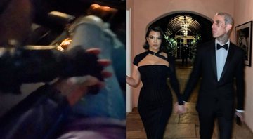 Kourtney Kardashian compartilha foto dirigindo de mãos dadas com o noivo - Foto: Reprodução / Instagram