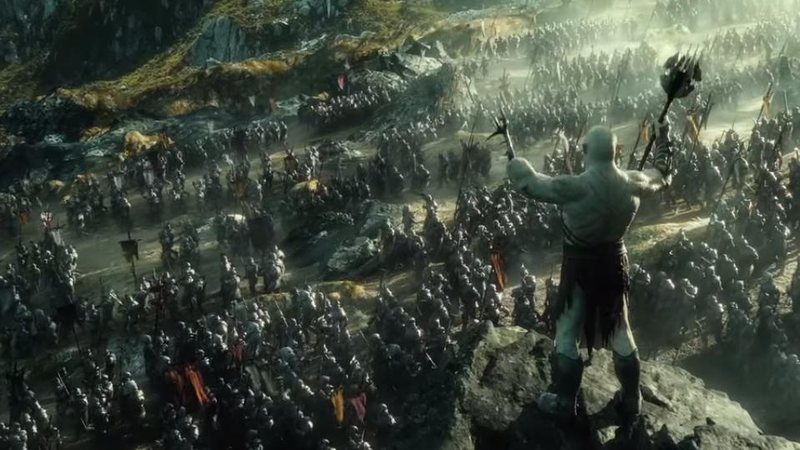 Imagem Trailer oficial legendado de O Hobbit: A Batalha dos Cinco Exércitos – Sombras