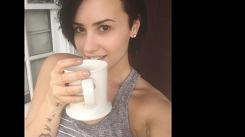 Demi Lovato posa sem maquiagem (Crédito: Reprodução/Instagram)