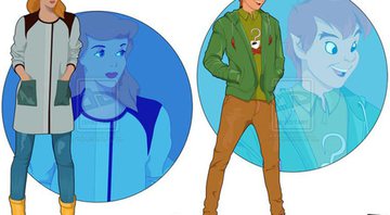 Imagem Personagens da Disney viram universitários em série feita por artista espanhol