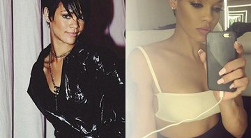 À esquerda, Rihanna, e à direita, Candice. Gêmeas, não? Crédito: Reprodução/Instagram