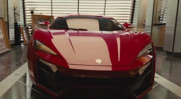 Lykan, o carro mais caro já usado na franquia Velozes e Furiosos 7 - Foto: Reprodução