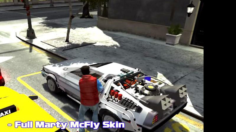 Modificação de De Volta para o Futuro para Grand Theft Auto IV - Foto: Reprodução