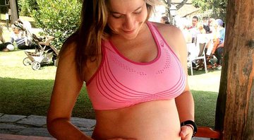 Fernanda Gentil mostra barriga aos oito meses de grávidez - Foto: Reprodução/ Instagram