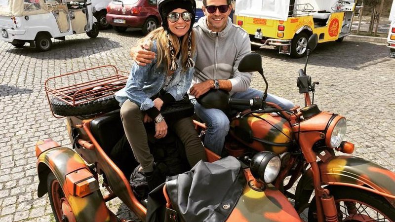 Giovanna Antonelli e Leonardo Nogueira durante passeio em Lisboa - Foto: Reprodução/Instagram