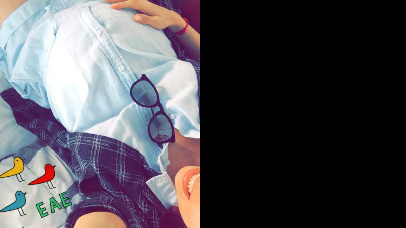 Pitty mostra sua barriga de gravidez - Foto: Reprodução/Snapchat