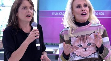 Ana Maria Braga e Drica Moraes no Mais Você - Foto: TV Globo
