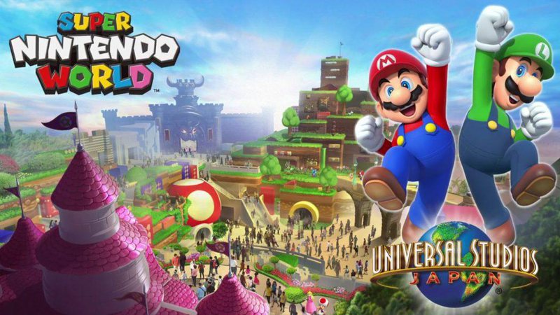 Imagem conceito do parque Super Mario World - Foto: Reprodução