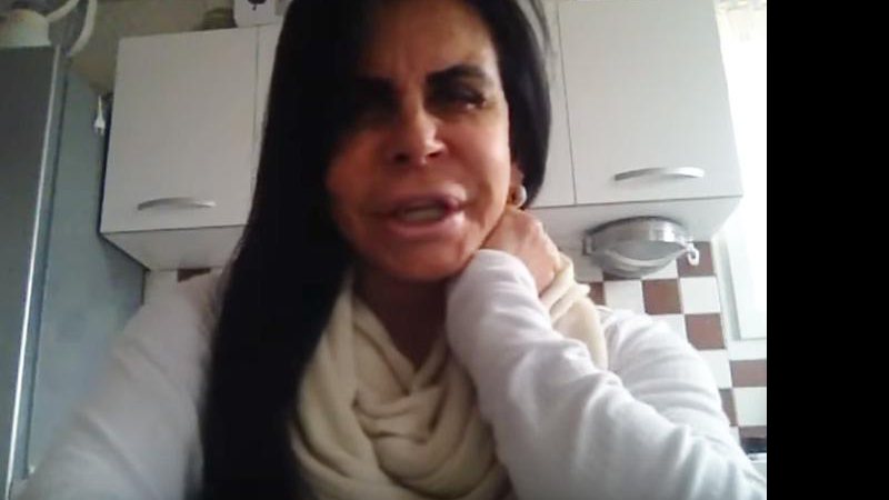 Gretchen diz que gosta de sua “boca de coringa” - Foto: Reprodução/ YouTube