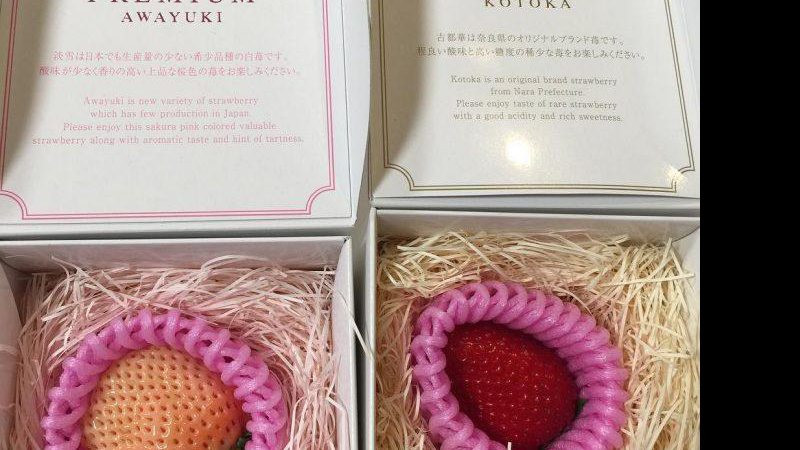 Morangos como presente de Dia dos Namorados? - Foto: Instagram/ Fumiko.koizumi