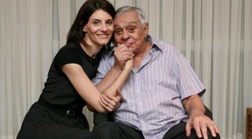Malga e Chico Anysio no aniversário de 80 anos do humorista - Foto: Arquivo Pessoal
