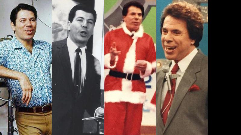 Silvio Santos em diferentes épocas na TV - Foto: Reprodução/ Instagram/ Programa Silvio Santos