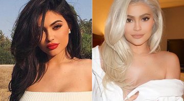 Acostumada a usar cabelos escuros, Kylie Jenner passou por transformação e agora está platinada - Foto: Reprodução/ Instagram