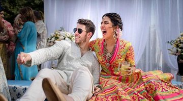 Nick Jonas e Priyanka Chopra no segundo dia de casamento - Foto: Instagram