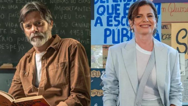 Débora Bloch e Marcos Winter falam sobre seus personagens em Segunda Chamada, nova série da Globo - Foto: Reprodução/Globo
