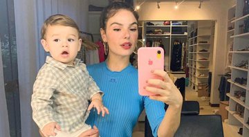 Isis Valverde com o filho, Rael, de 11 meses - Foto: Reprodução/ Instagram