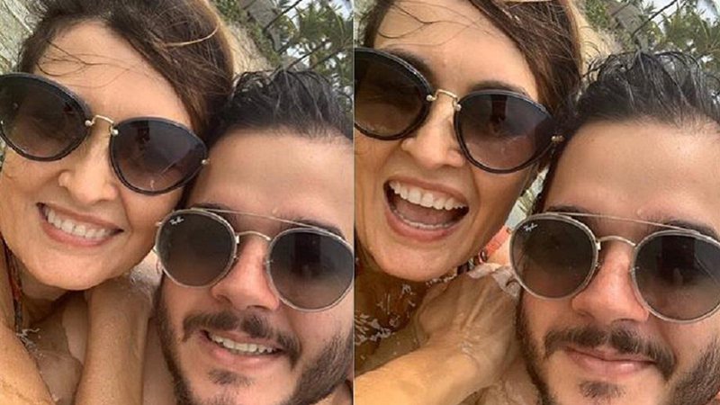 Em série de fotos, Fátima Bernardes aparece beijando Tulio Gadêlha: “Sem medo” - Foto: Reprodução/Instagram