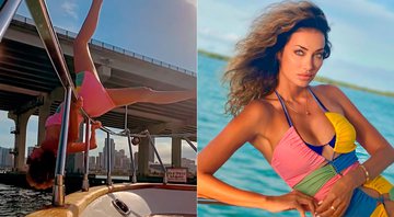 Dianie caiu de barco em Miami ao tentar fazer foto glamourosa - Foto: Reprodução/ Instagram@misdia - Foto: Reprodução/ Instagram@misdia