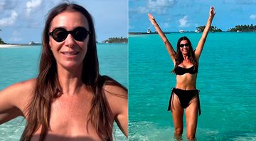 Mônica Martelli posou de biquíni nas Maldivas e recebeu elogios - Foto: Reprodução/ Instagram@monicamartelli