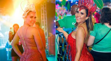 Mulher Melão investiu pesado em figurinos para o carnaval - Foto: Reprodução/ Instagram@mulhermelao e @raphaavz