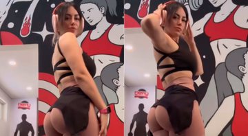 Patrícia Lima viralizou após mostrar treino com calça cor da pele - Foto: Reprodução/ Instagram@patricia.lmaa
