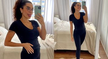 Paula Amorim exibe barriga de gestante e comenta sobre chá revelação - Foto: Reprodução / Instagram