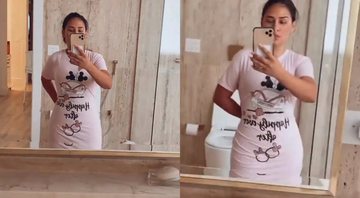 Simone ajusta pijama para mostrar nova silhueta após perder peso - Foto: Reprodução / Instagram